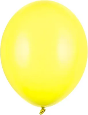 Produktbild von 50 Stk. Luftballon Ø30cm "Uni Pastell" | Pastell Gelb