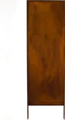 Produktbild von Sichtschutz Metall - 160 cm x 50 cm - Edelrost - Rostoptik Sichtschutz für Garten - Sichtschutzelement - Sichtschutzwand - Gartendekoration Zaun Rost