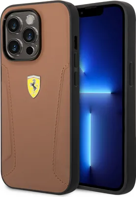 Produktbild von Ferrari iPhone 14 Pro Back cover case - Yellow
