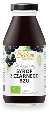 SYROP Z CZARNEGO BZU BIO 330 ml - BATOM