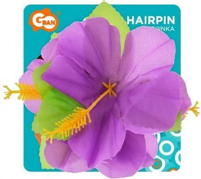 Immagine prodotto di Fermaglio per capelli hawaiano, HAWAII - viola