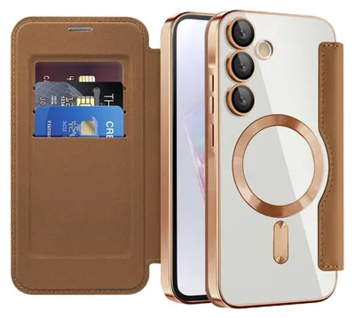 Obrázek produktu pro Techsuit – SmartMag Book pouzdro typu flip pro Samsung Galaxy A35 5G – hnědé