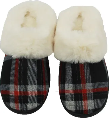 Produktbild von ASKSA Damen Winter Wärme Bequem Plüsch Pantoffeln Indoor Home rutschfeste Slipper, Rot, Größe: 42-43