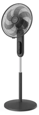 Produktbild von Philips Standventilator Serie 1000 CX1520/01 – 3 Geschwindigkeitsstufen, 80°-Schwenkbereich, höhenverstellbar, 12-Stunden-Timer, Fernbedienung, 38 dB, 47 W, grau