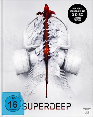 Produktbild von PLAION Superdeep (Mediabook, UHD+2 Blu-rays), Film, Blu-ray, Deutsch, Englisch, 115 min, The Superdeep, Science fiction