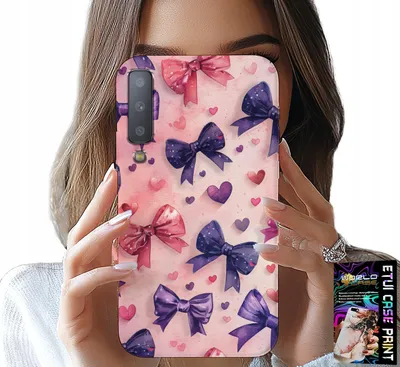 Produktbild von Hülle Für Samsung A7 2018 - Farbenfrohe Bänderdesigns + Glas