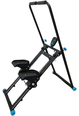Produktbild von Bominfit Vertikal-Stepper, klappbarer Treppensteiger mit LCD-Monitor, verstellbaren Pedalen, Stepper-Trainer für Home-Gym, Fitness & Ausdauer