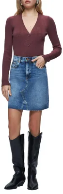 Produktbild von LTB Jeans Serissa Jeansrock in Blau hergestellt aus Baumwollmischung, Größe S