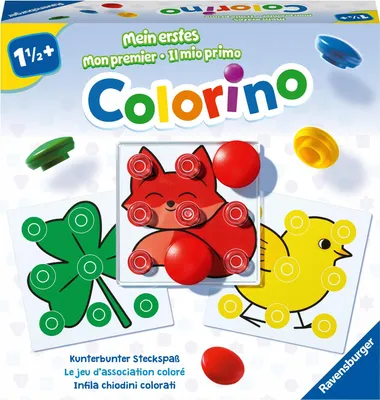 Produktbild von Ravensburger 25981 Mein erstes Colorino, Lernspiel - So wird