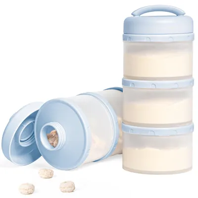 Produktbild von Milchpulver-Dosierer für Babys, stapelbare Aufbewahrungsbox, 2 Stück