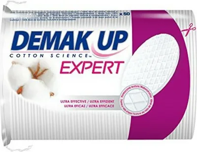 Zdjęcie produktu dla Demak Up, Płatki kosmetyczne, 50 sztuk (PRODUKT Z NIEMIEC)