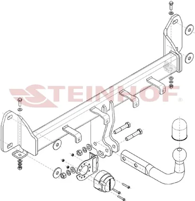 Produktbild von Z546079 Anhängerkupplung passend für BMW X3 11/2010-2017 starr