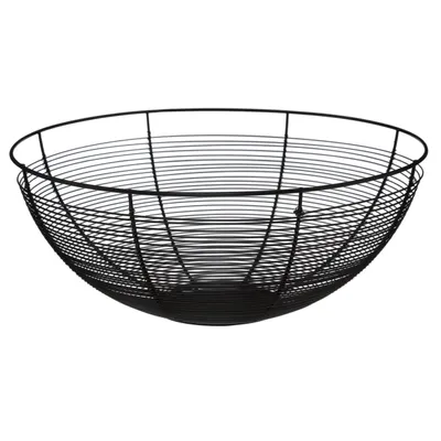 Obrázok produktu pre Kovový košík na ovocie čierny 32 cm