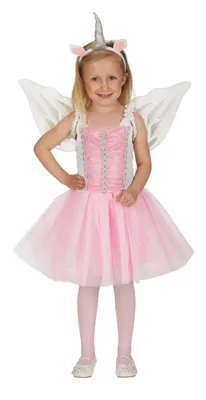 Produktbild von Einhorn-Kleid mit Flügeln, Größe:104