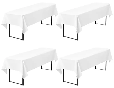 Obrázek produktu pro Sada čtyř ubrusů na pivo, rozměry 260 x 110 cm, bílé barvy, lze prát