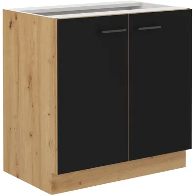 Produktbild von Unterschrank 80 MADERA 02 artisan eiche / schwarz