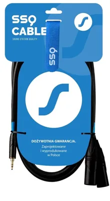 Zdjęcie produktu dla SSQ MIXLR3 - Złącze stereo do kabla 3,5 mm - 2x XLR 3 m