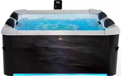 Produktbild von Purehaven MSpa Whirlpool Oslo Plus 2025, 180x180x65cm, 6 Personen, 140+8 Massagedüsen, PTC-Heizung, UVC, LED, Thermoabdeckung, App-Steuerung