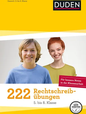 Produktbild von 222 Rechtschreibübungen - 5. bis 8. Klasse