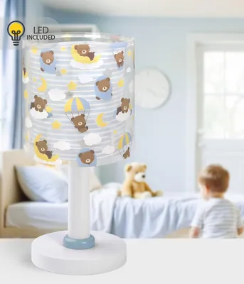 Zdjęcie produktu dla Lampka nocna LED Baby Teddy Misie Niebieski dla dzieci
