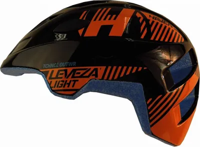 Obrázek produktu pro Cyklistická přilba HAVEN - LEVEZA LIGHT - černá/oranžová (52-56 cm)
