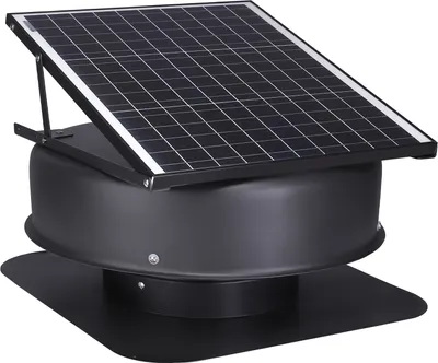Image de Ventilateur de toit solaire SucceBuy avec 42W, thermostat et télécommande