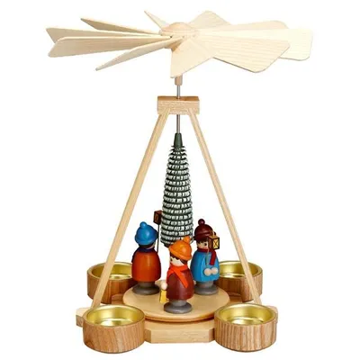 Obrázok produktu pre Pyramídový lampáš detský farebný ŠxVxH 20x23x20cm NOVINKA