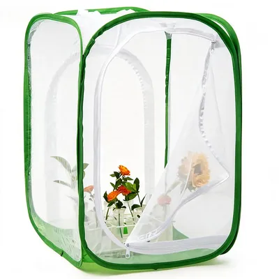 Produktbild von wasserdichtes Gewächshaus, wind- und regensicheres Tomatengewächshaus, vielseitiges Pflanzen Gewächshaus für Garten und Balkon, 60 × 60 × 90 cm