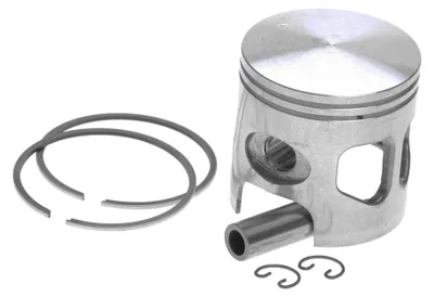 Zdjęcie produktu dla Komplet tłoków Polini o pojemności 100 ccm, średnica 55 mm, przeznaczony do motocykli Yamaha DT 80 LC/LC 2, produkowanych w latach 1982-2001