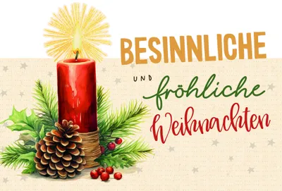 Produktbild von Weihnachten Grußkarte - Glückwunschkarte mit Umschlag Laser Art