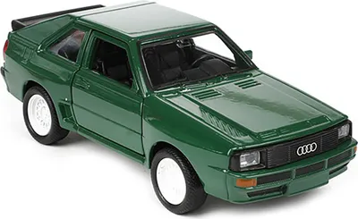 Immagine prodotto di Audi Sport Quattro 11,5 cm modello auto metallo modello auto giocattolo auto veicolo bambini regalo giocattolo 41 (Verde)