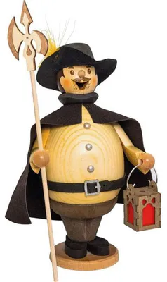 Produktbild von Nachtwächter Max (16cm) Räuchermann von Drechslerei Kuhnert