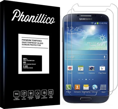 Immagine prodotto di Vetro temperato per Samsung Galaxy S4 [2 pezzi] Pellicola protettiva antigraffio resistente Phonillico®
