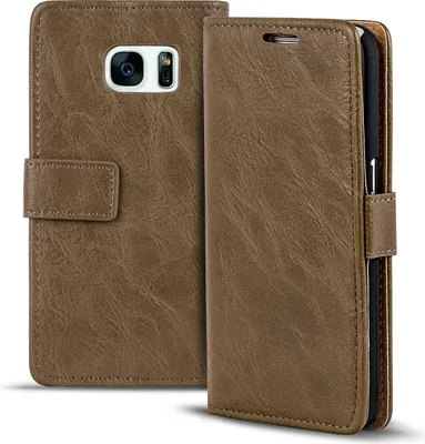 Immagine prodotto di Custodia retrò per Samsung Galaxy S7 custodia a portafoglio custodia per telefono cellulare vintage slim cover