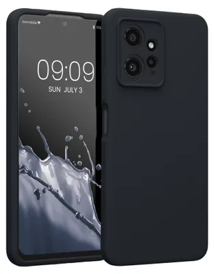Produktbild von kwmobile Hülle kompatibel mit Xiaomi Redmi Note 12 (4G) - Hülle Silikon gummiert - Handyhülle - Handy Case in Heidelbeerblau