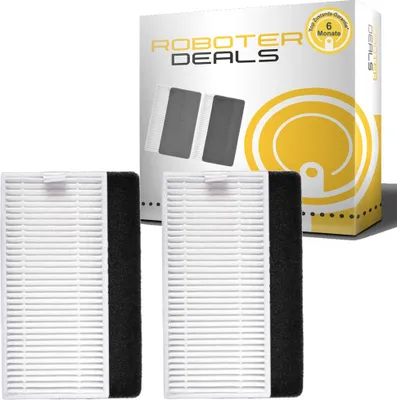 Produktbild von Feinstaub Filter (2 Stück) für Ecovacs Deebot 600 / 601 / 605