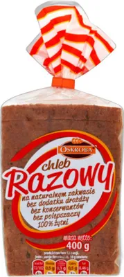 Zdjęcie produktu dla Chleb Razowy Oskroba 400G Na Naturalnym Zakwasie