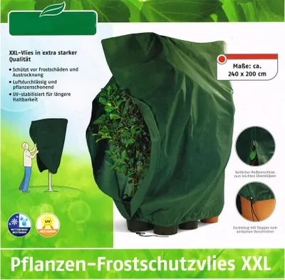 Produktbild von Florabest Pflanzen-Frostschutzvlies XXL Schutz vor Frostschäden und Austrocknung Grün
