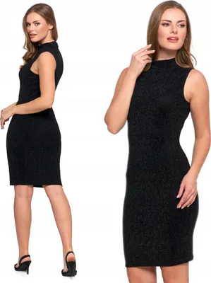 Produktbild von Damen Glitzer MIDI-Cocktailkleid Tailliert Elegant MORAJ M