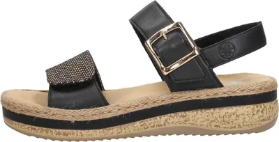 Produktbild von Rieker Sandalen Plat  Sandalen Plat - Zwart - Maat 42
