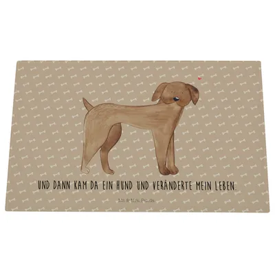 Produktbild von Mr. & Mrs. Panda Schneidplatte Glas Hund Dogge - Hundeglück - Geschenk, Hunde, Sprüche, Schneidbrett, Verliebt, Schneideplatte, Küchenbrett, Schneidebrett Aus, Hackbrett