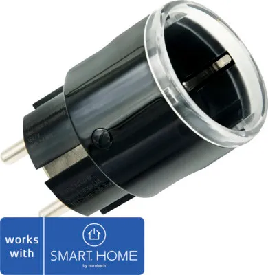 Produktbild von Shelly Plug S Gen3, Draußen, Schwarz, 50 m, 30 m, Kunststoff, Kabellos