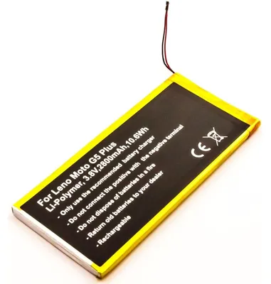 Produktbild von Akku für Motorola MOTO G6 Li-Pol 3,8 Volt 2800 mAh schwarz