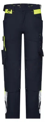 Productafbeelding van DASSY werkbroek CANTON, maat 56, blauw/geel