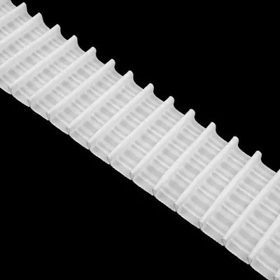 Obrázok produktu pre Záclonová stuha 50 m, skladaná, viacvrstvová, biela – 90 mm, pomer 1:2,0, riasená stuha, skladaná stuha