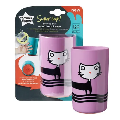 Obrázok produktu pre Tommee Tippee Super Cup Kubek z przyczepną podstawą 12m+ Fioletowy, 300ml