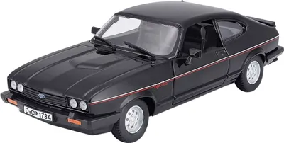 Produktbild von Bburago 21093 Ford Capri MK II 2.8 Injection Coupe schwarz 1982 Maßstab 1:24