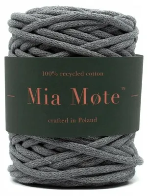 Produktbild von MiaMote Baumwollschnur geflochten Makramee 7mm Grau