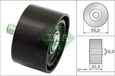 Produktbild von INA 532 0659 10 Umlenkrolle Keilrippenriemen für BMW 5 Touring (F11) 5 Limousine (F10) X3 (F25) 7 (F01, F02, F03, F04)