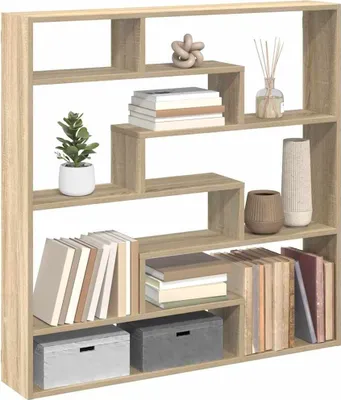 Produktbild von "im Angebot" Würfelregal 7 Fächer Sonoma-Eiche Holzwerkstoff - Wandregale CC24511